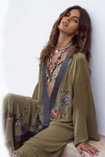 kimono de plage tendance hippie chic