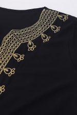 robe longue élégant style ethnique