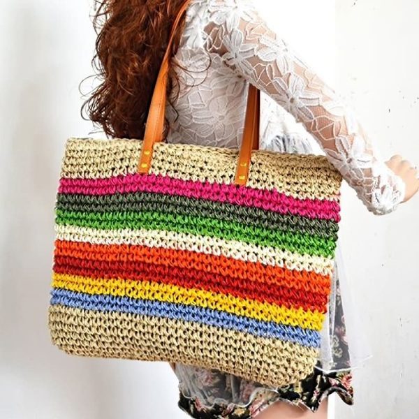 sac de plage coloré